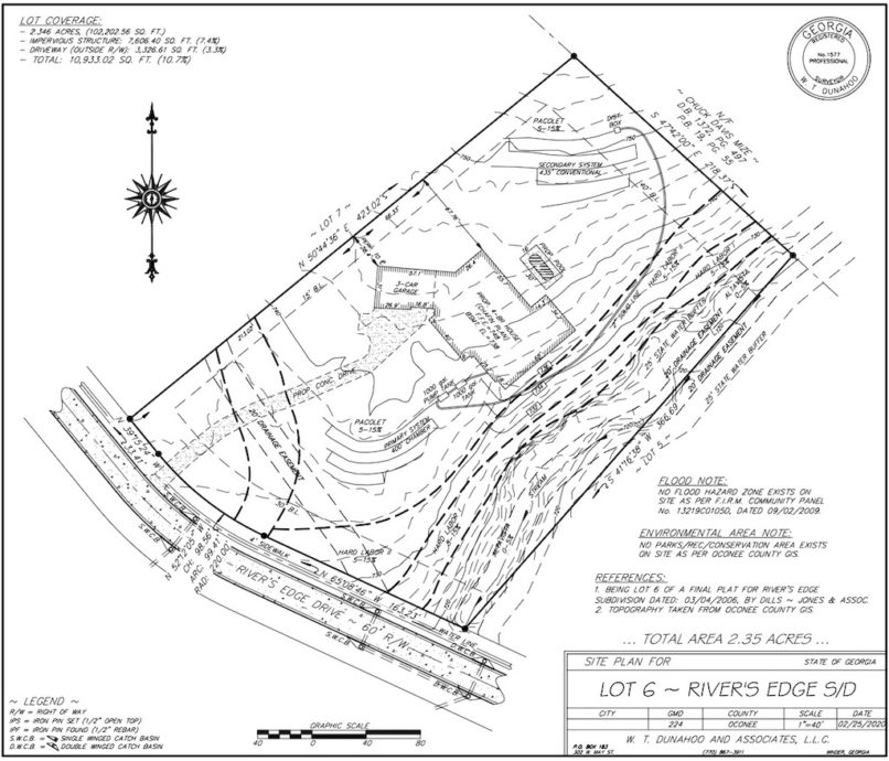 Residential Site Plans – W.T. Dunahoo & Associates